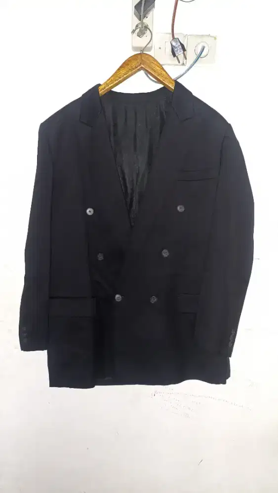 Jas Hitam UK XL/XXL (Kantor, Pernikahan)