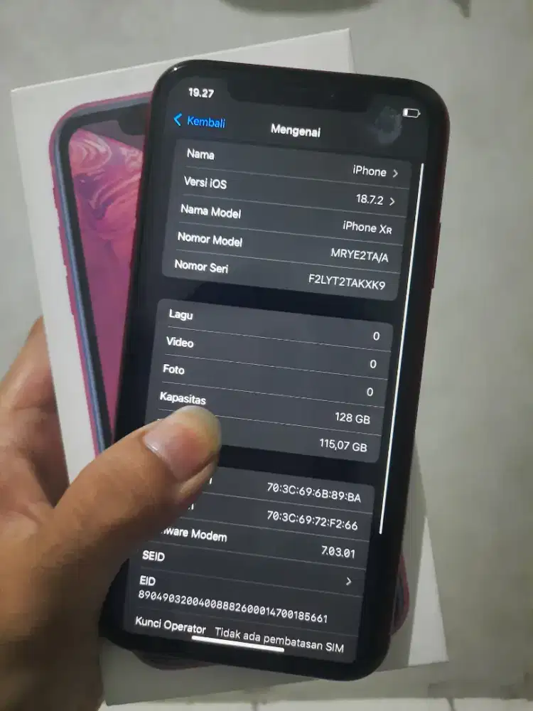 Juan cepat iphone xr 128gb fullset alloperator beacukai setara ibox
