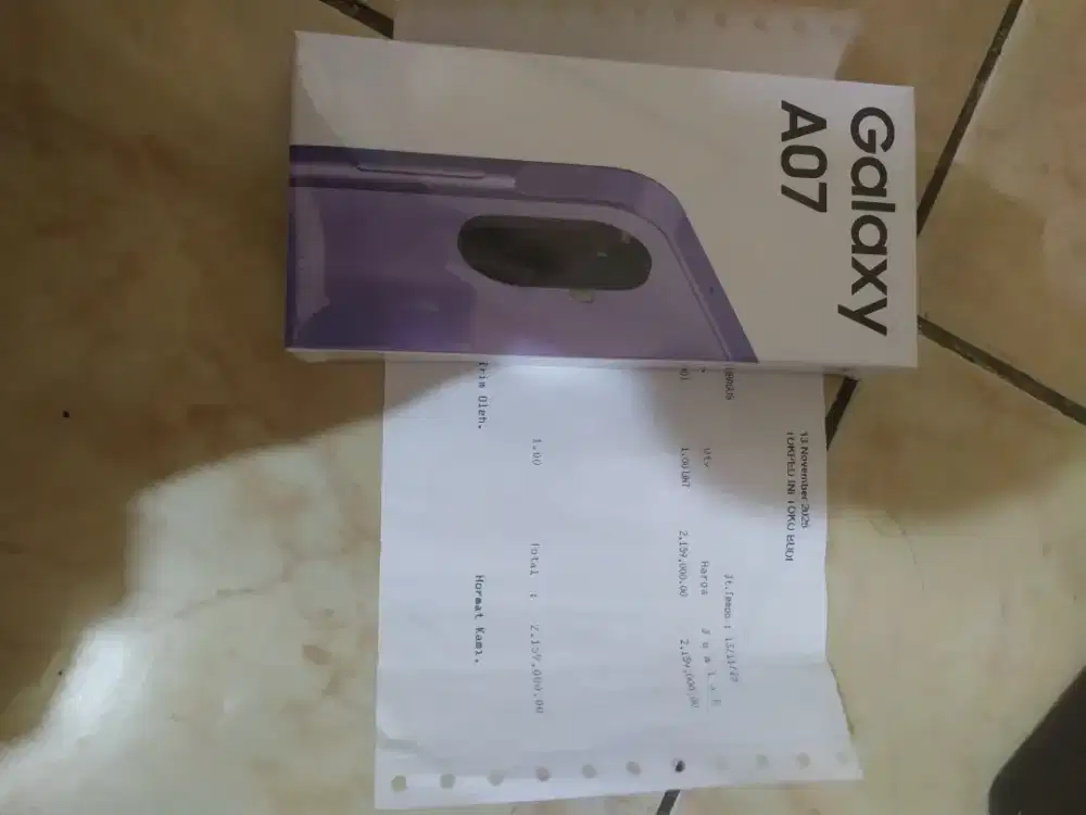 SAMSUNH A07 8/256 PURPLE SEGEL