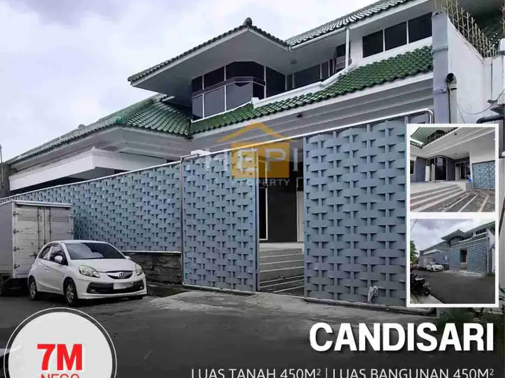 Rumah 2 Lantai Hrg Turun Drastis Sisingamangaraja Kawasan Elite Candisari Semarang Atas