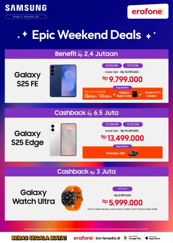 SPECIAL PROMO SAMSUNG 11.11