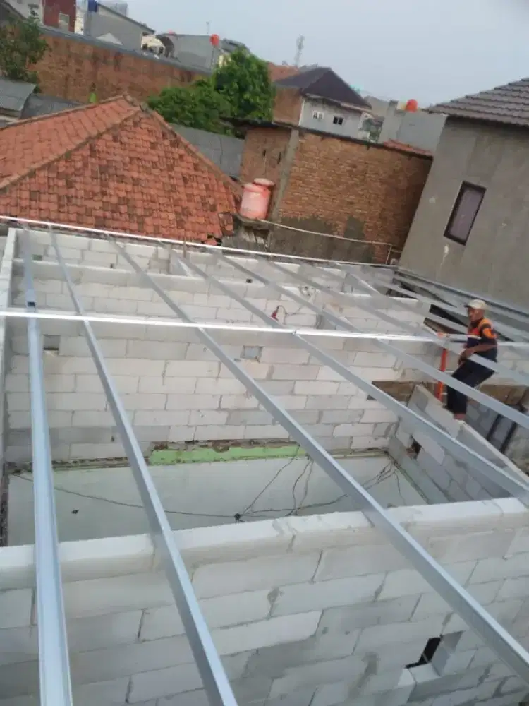 pemasangan atap kanopi