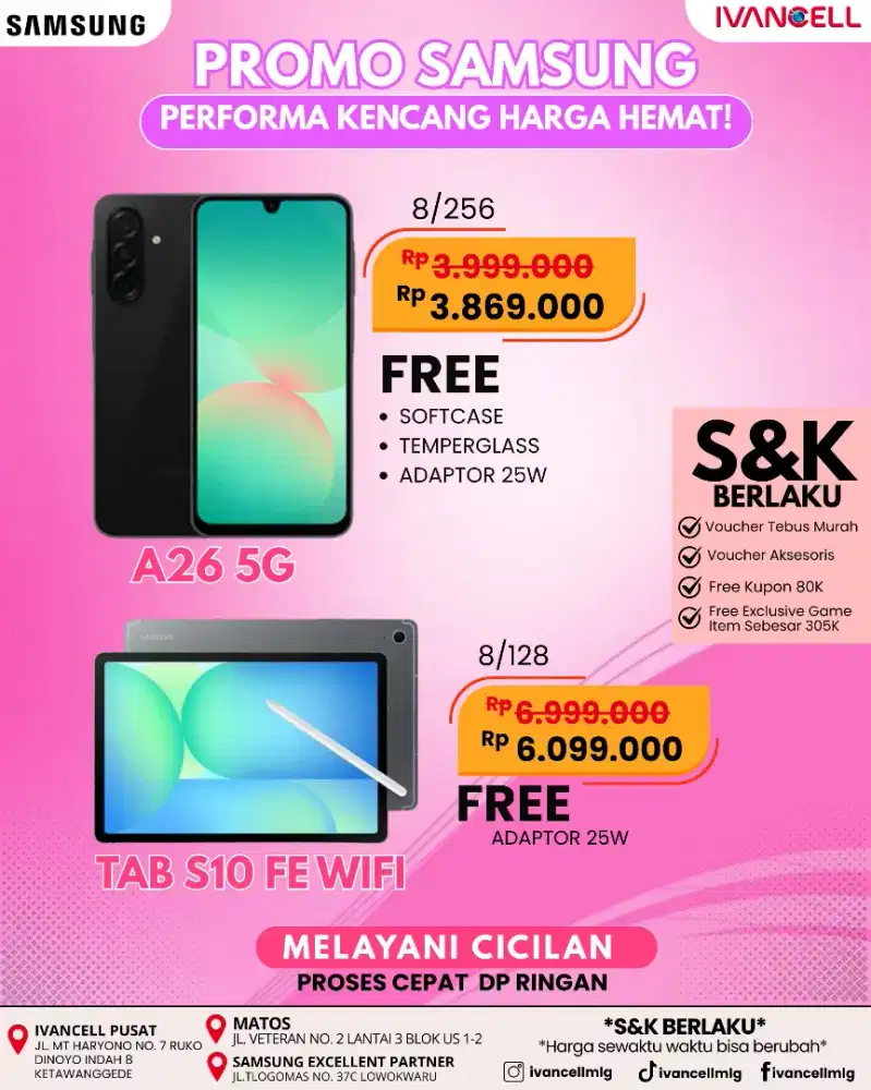 SAMSUNG A26 5G NEW FREE ADAPTER ORIGINAL