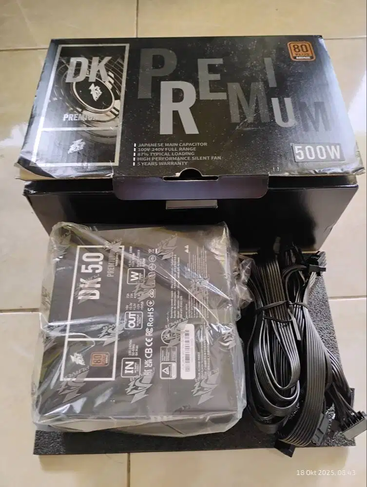 1ST PLAYER DK PREMIUM 500W 80+ BRONZE Garansi ON