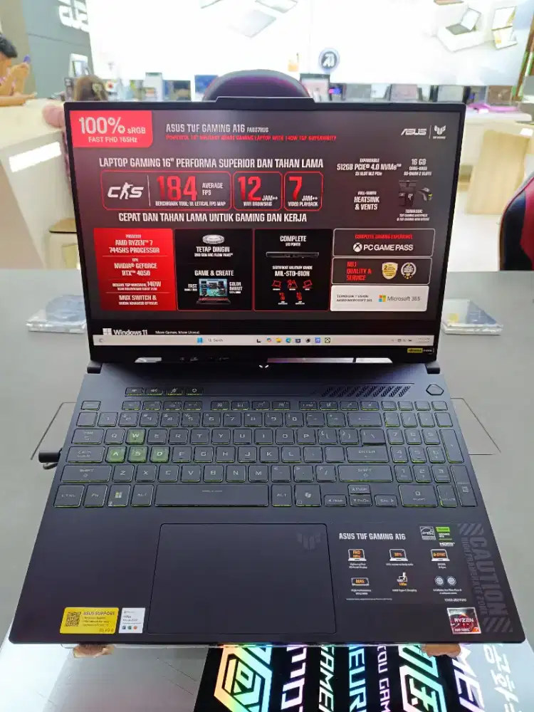 Asus Tuf Gaming A16
Cicilan mulai dari 1 jutaan aja ...