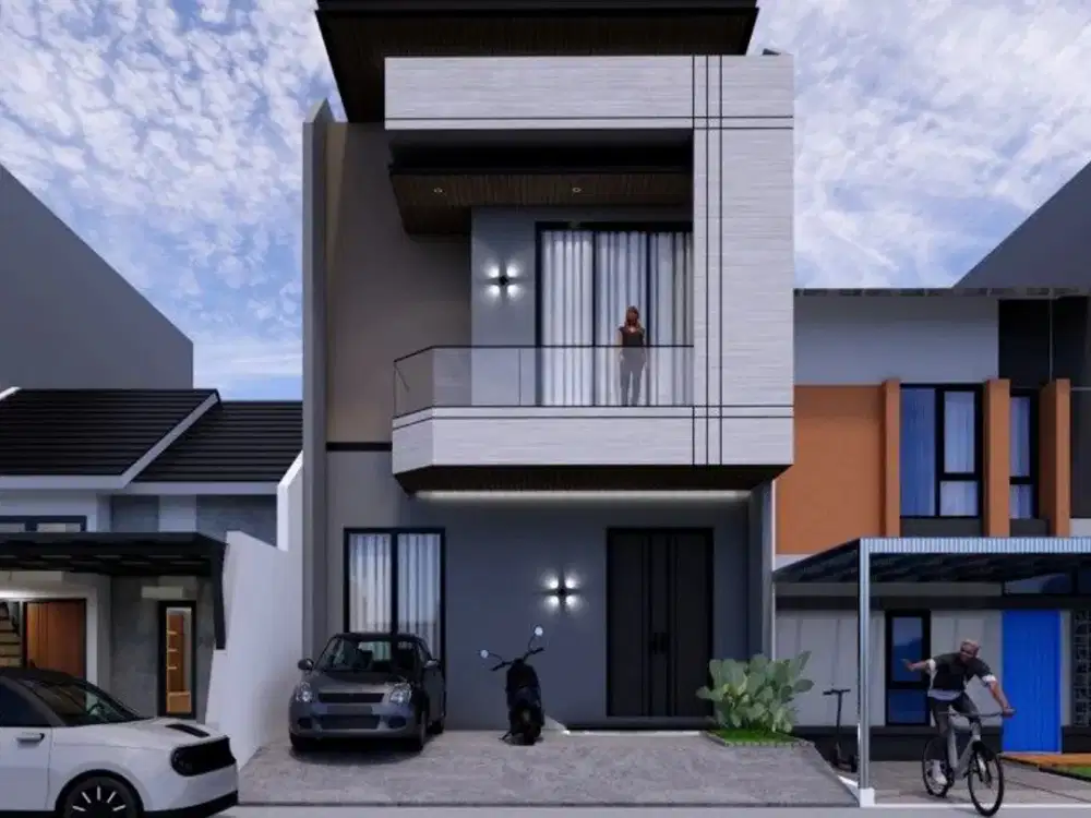 BRAND NEW Dijual RUMAH Alam Sutera 3 Lantai Modern Minimalis SHM