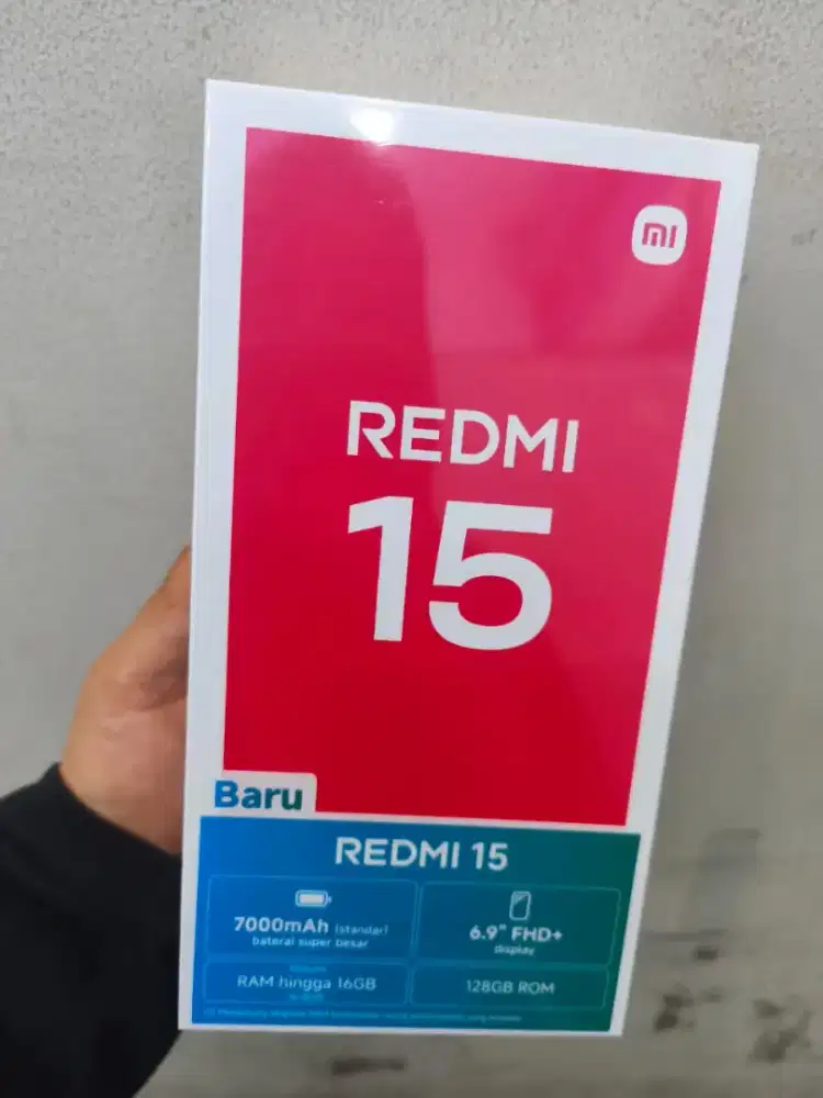 Redmi 15 8/256 new segel