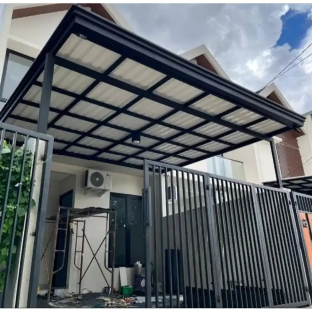 Kanopi Kordoba atap Alderon doubel layer