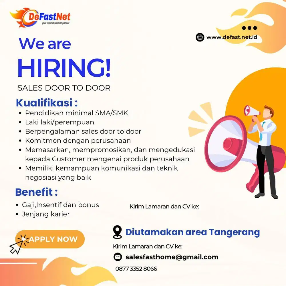Hayooo Segera Bergabung Dengan Team Defasthome