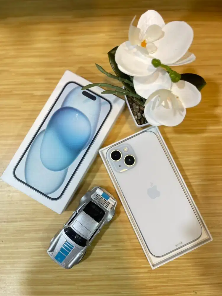 Iphone 15 128gb blue fullset mulus
