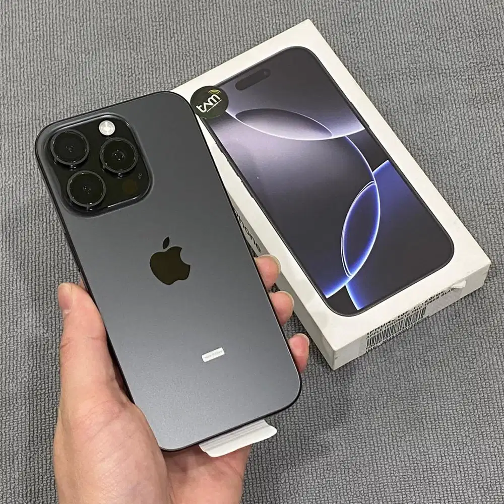 iPhone 16 Pro 128GB Black Resmi iBox like new