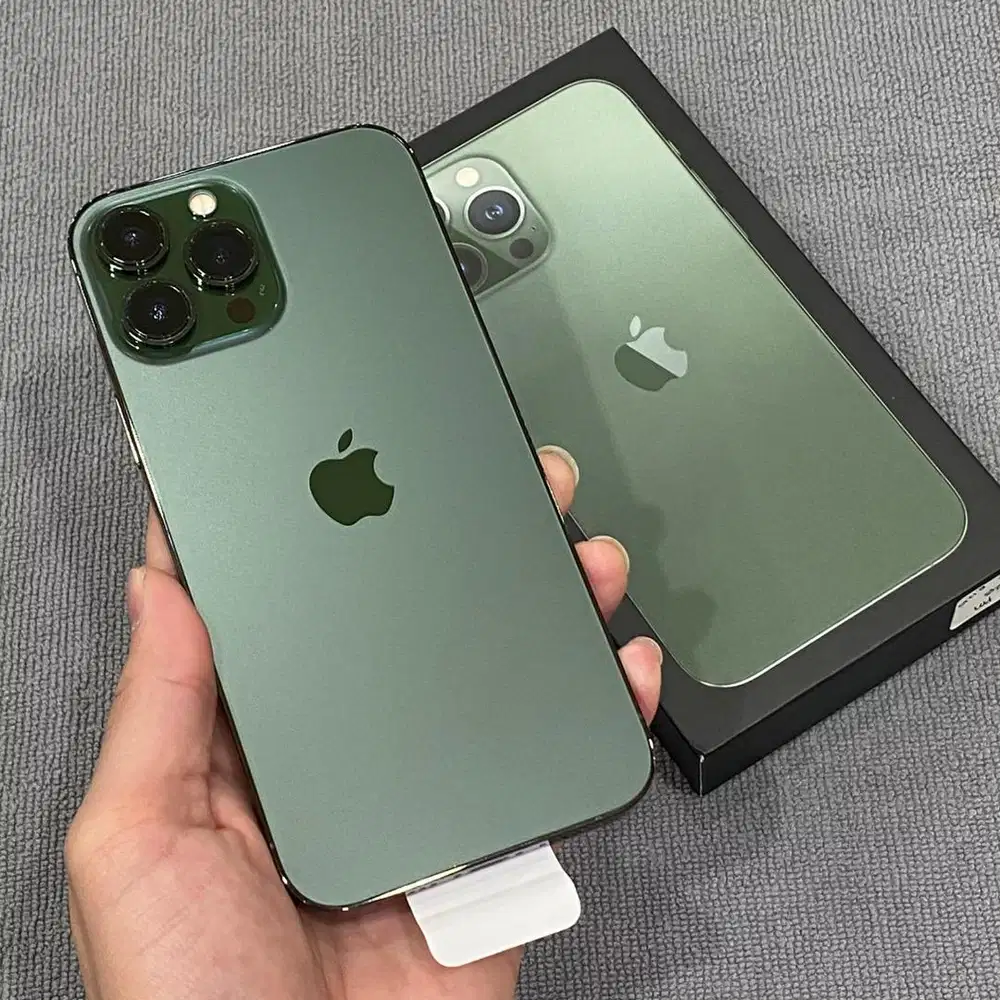 iPhone 13 Pro Max 128GB Green Resmi iBox like new