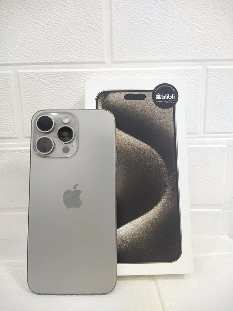 Iphone 15 pro max 256G BH85% mulus full original