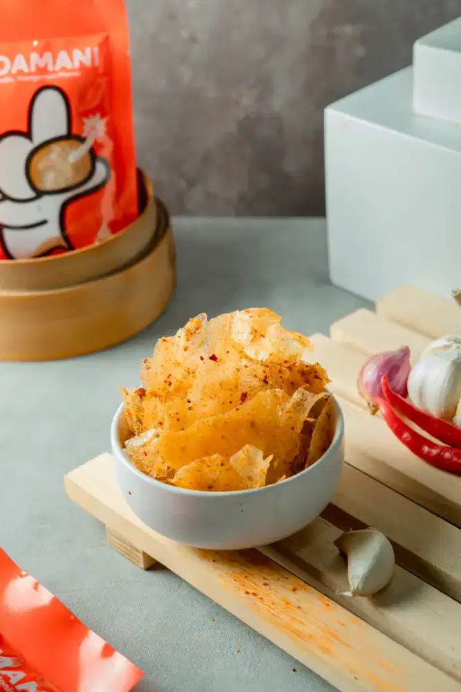 Cemilan Jajan Snack Makaroni/Kripca Pedas