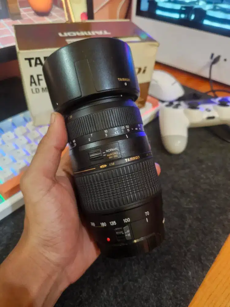 LENSA TELE TAMRON 70-300MM DI LD MACRO FOR CANON DSLR