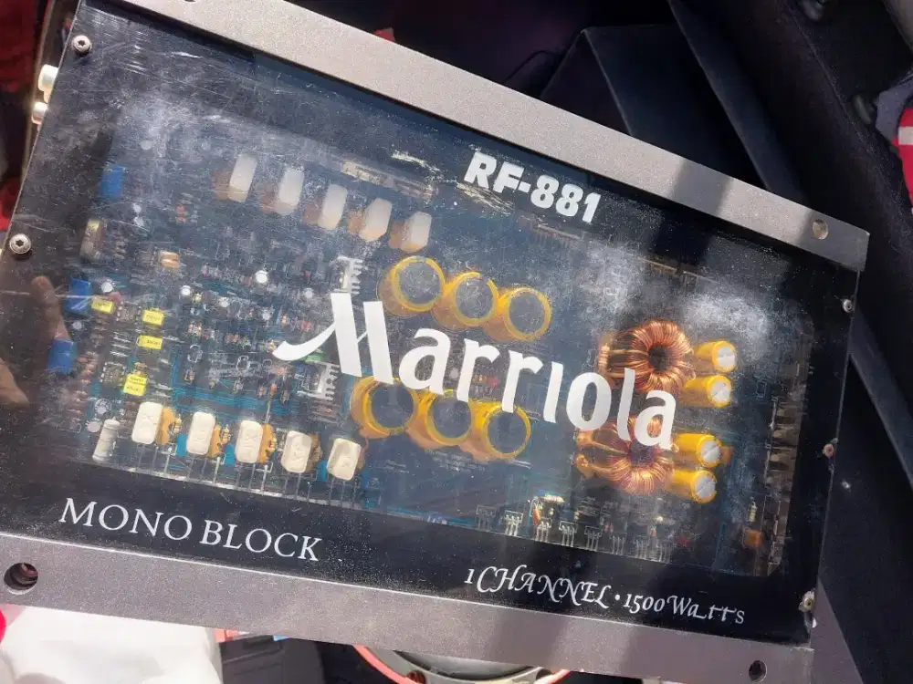 Power 1channel amplifier Monoblock Marriola tenaga besar