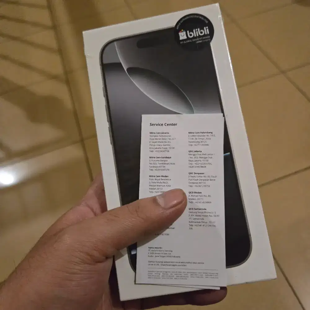 IPHONE 16 PRO 128GB RESMI IBOX NEW BNIB