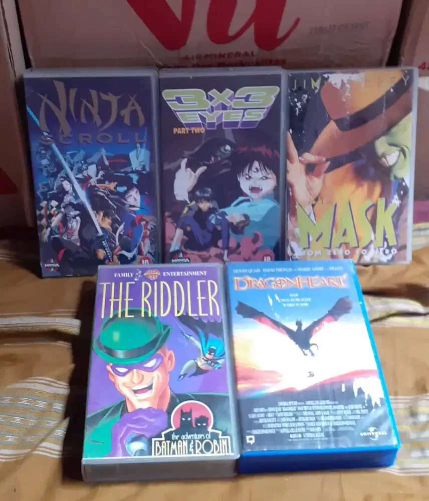 Cassette Video VHS Film NINJA SCROLL (5 pcs)