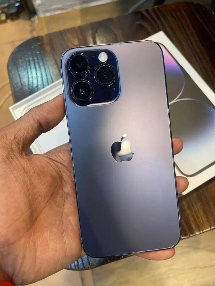 Iphone 14 promax 256gb deep purple resmi