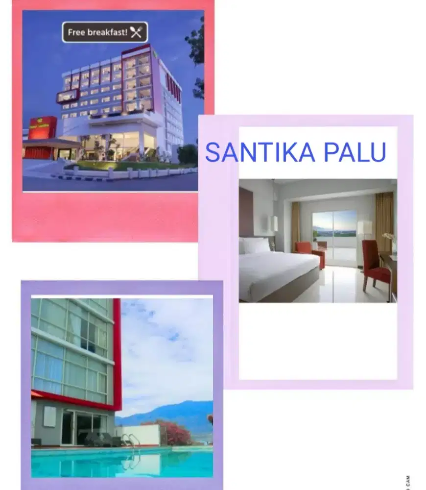 Dijual Murah 1 voucher hotel , nikmati Staycation Seru di Santika Palu