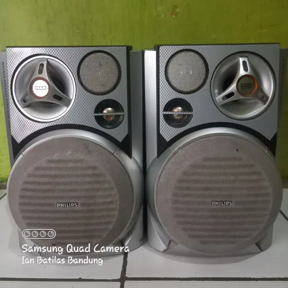 Speaker pasif PHILIPS 3 way max bass sound gelegar