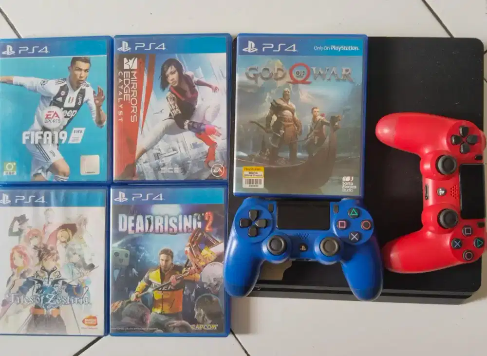 Ps4 Slim ori 1Tb banyak game