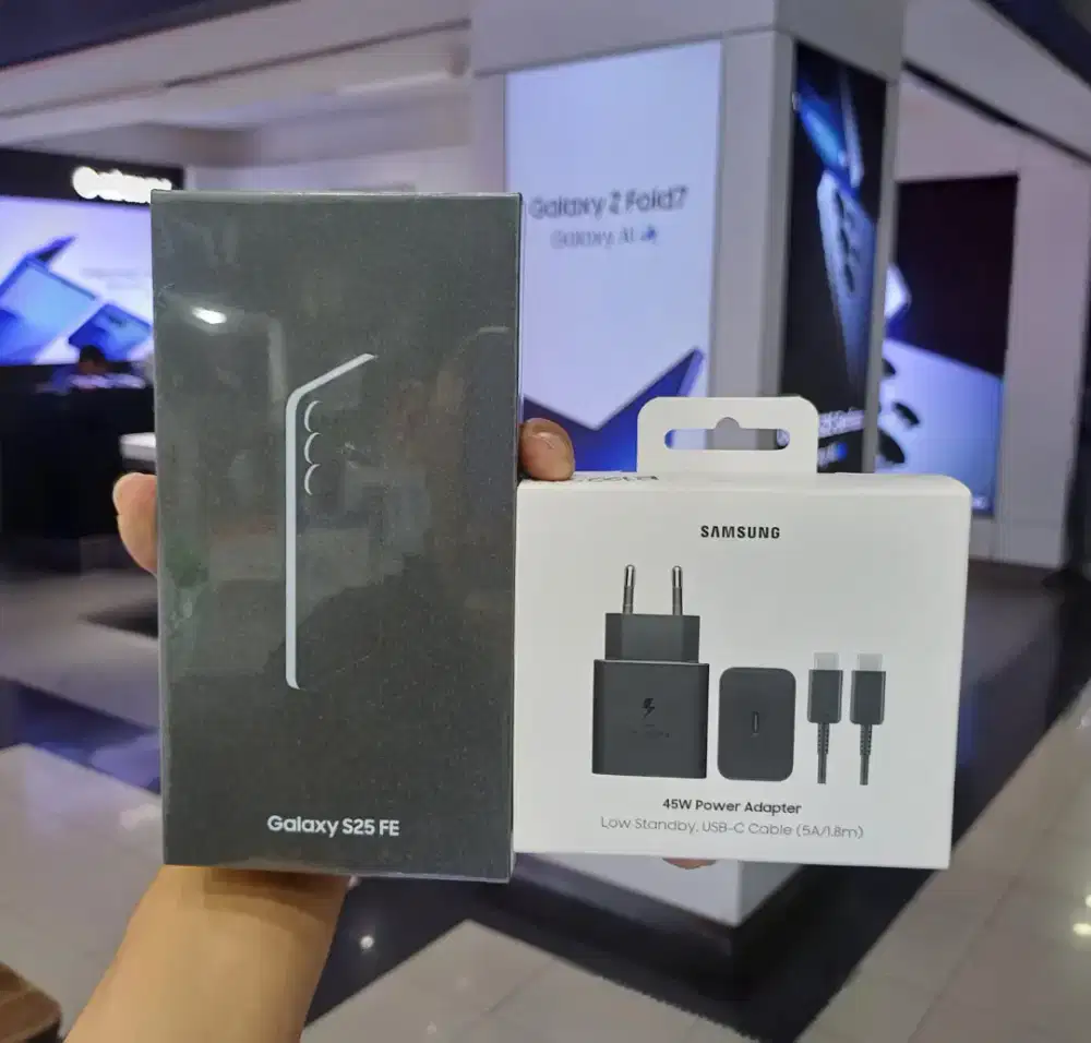 TERMURAH SAMSUNG S25 FE 8/512GB FREE ADAPTER 45W