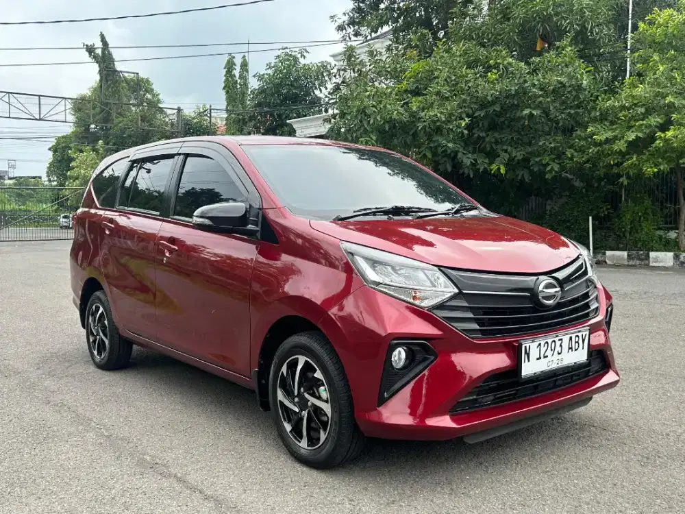 Daihatsu Sigra 1.2 R 2023 AT Matic Automatic Merah Facelift x m