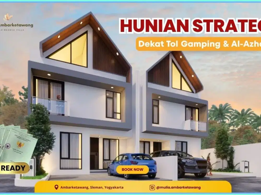 HUNIAN 400 JUTAAN SLEMAN DALAM CLUSTER SCANDINAVIAN DEKAT RS PKU DAN UMY