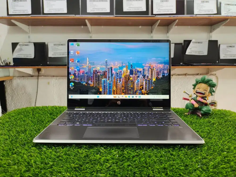 Laptop bekas HP PAVILION X360 Intel Core i3-1110U Ram 8GB