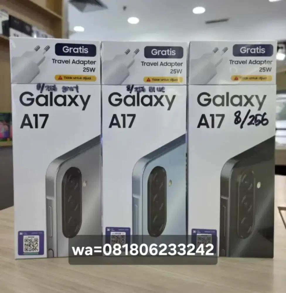 Samsung A17 8+8/256 Baru Garansi resmi