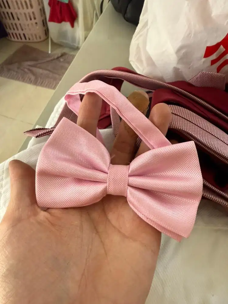 Paket : Dasi, Dasi Kupu Kupu, Bunga untuk wedding