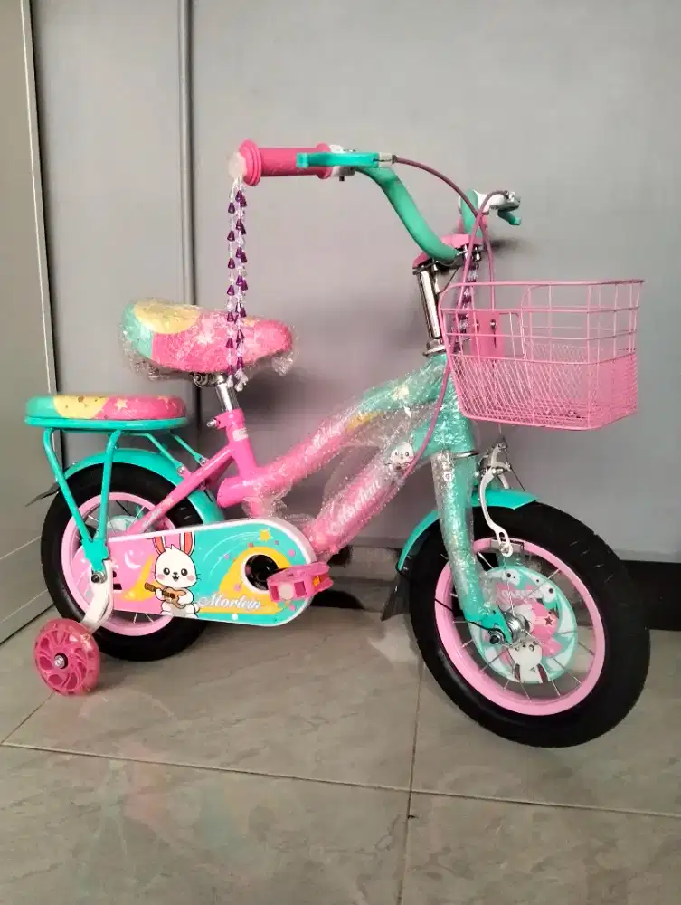 SEPEDA PINK ANAK/SEPEDA 12/SEPEDA ANAK/SEPEDA ANAK CEWEK UKURAN 12/CTB