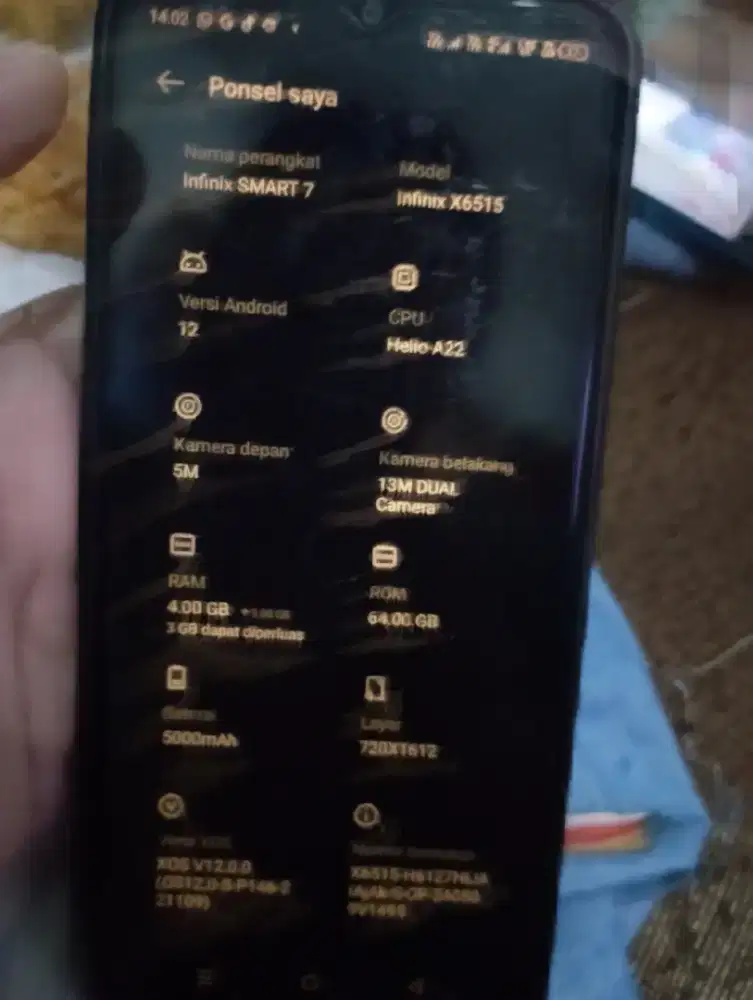 Jual HP infinix smart 7