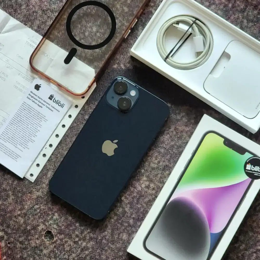 Iphone 14 128GB Warna Black Garansi Resmi Blibli Indonesia Maret 2026