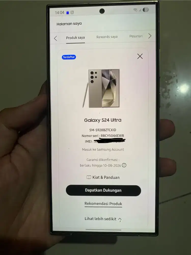 Jual sangat santai S24 Ultra 256gb garansi resmi