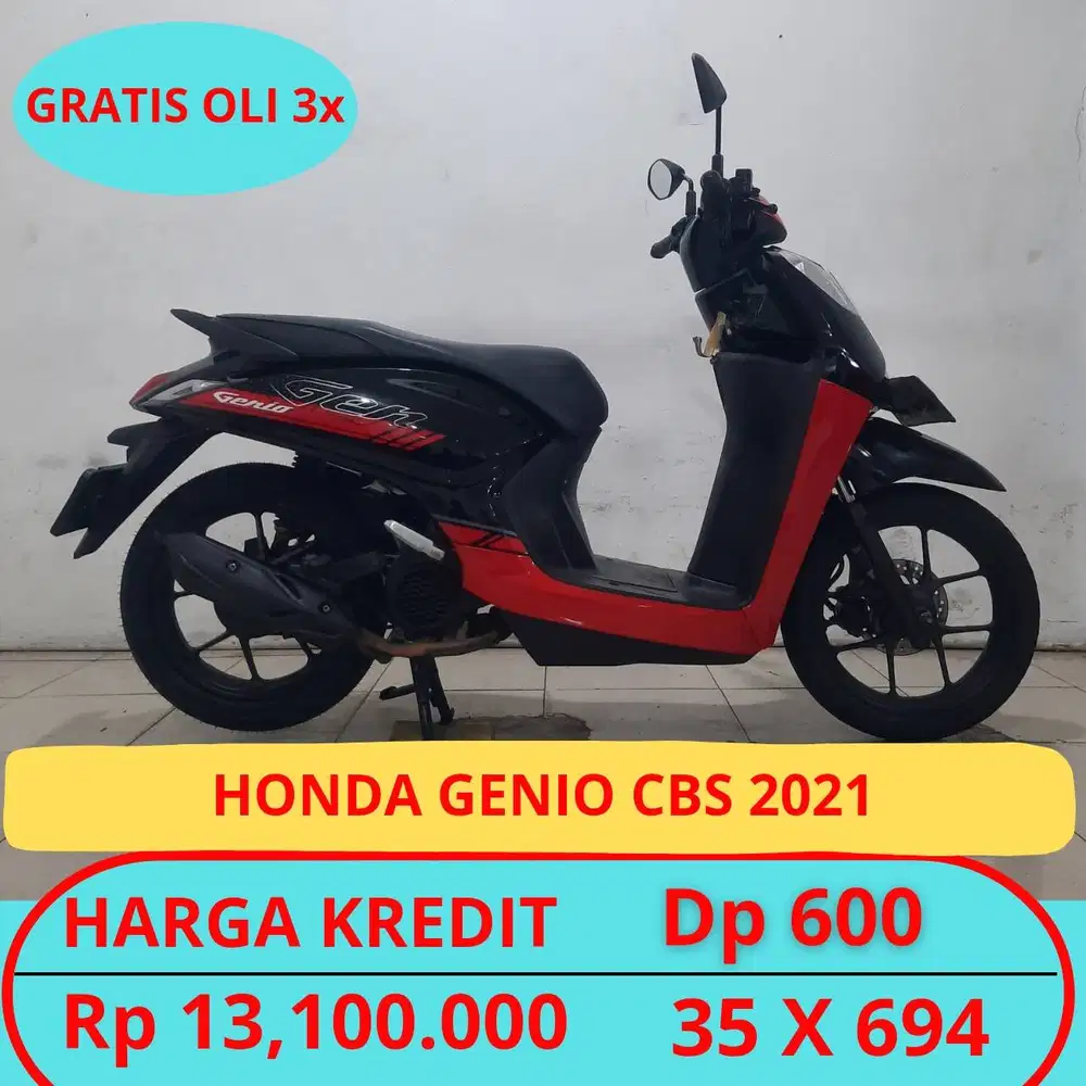 HONDA GENIO CBS 2021 DP HANYA 600 RIBU