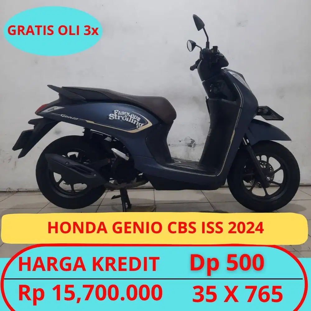 HONDA GENIO CBS ISS 2024 DP HANYA 500 RIBU