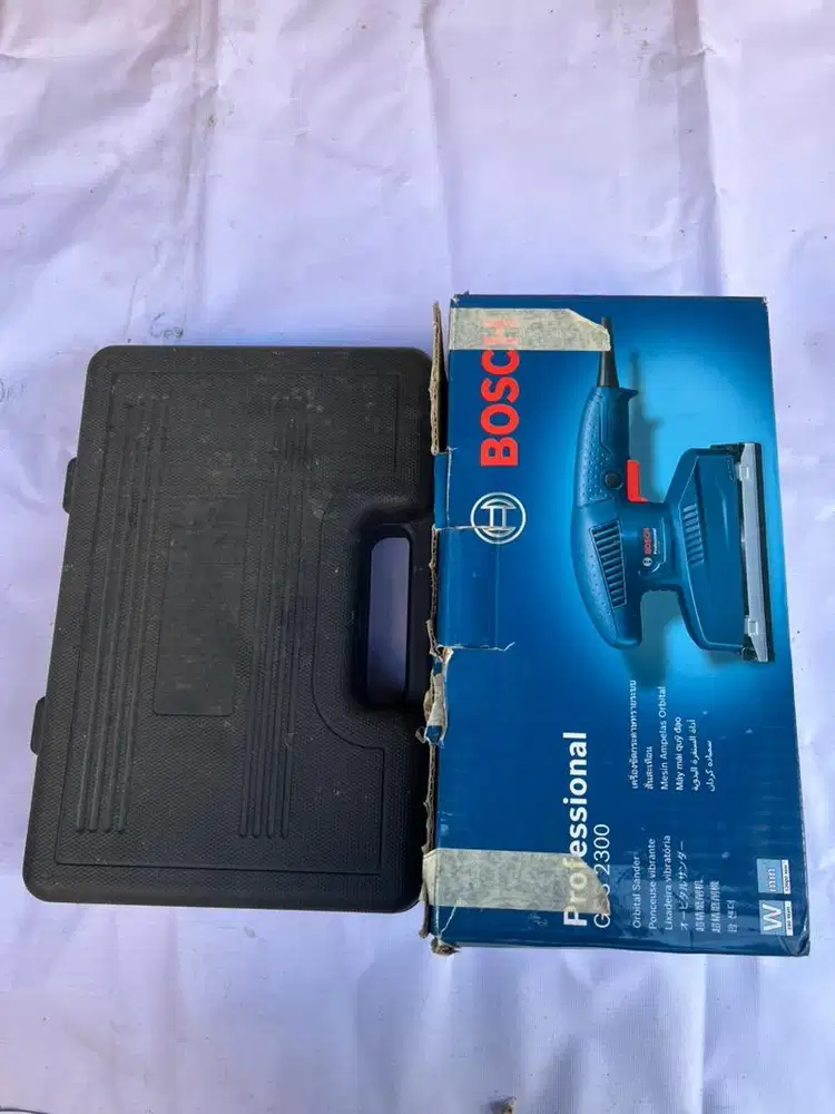 Tekiro air brad nailer F30 & mesin amplas BOSCH GSS 2300