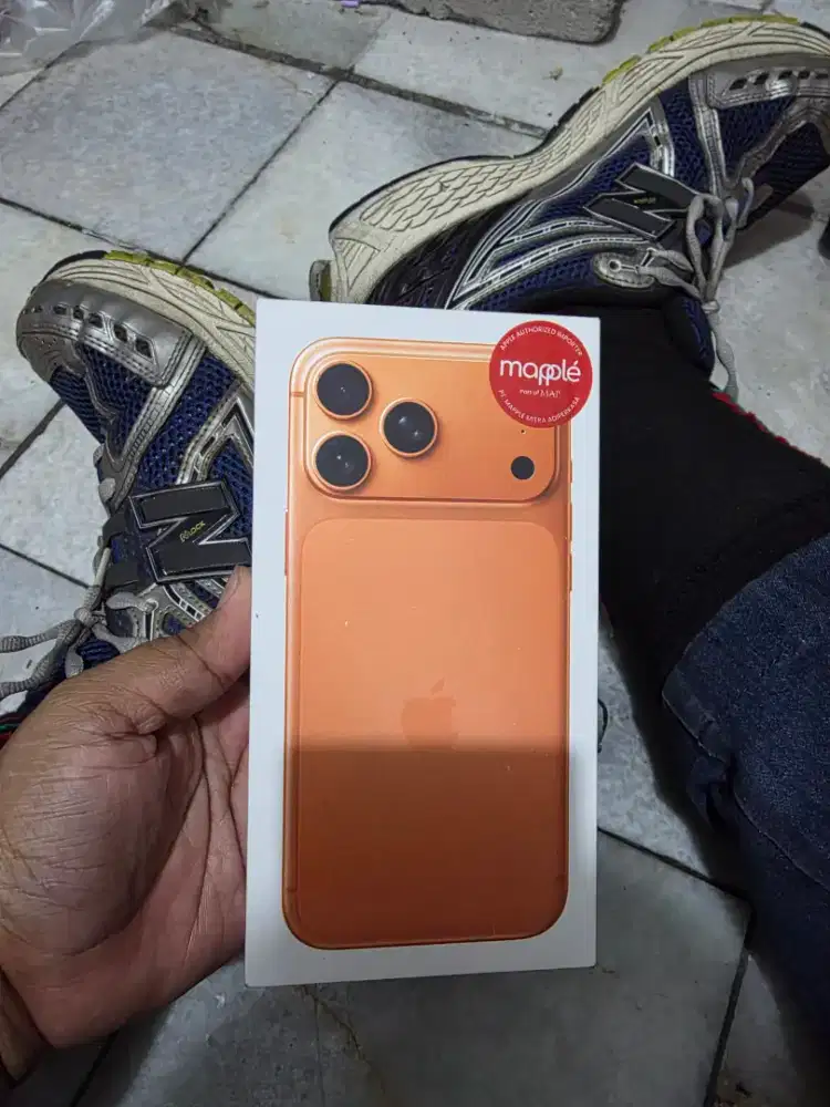 iPhone 17 Pro Max Orange Segel BNIB 256 GB garansi resmi