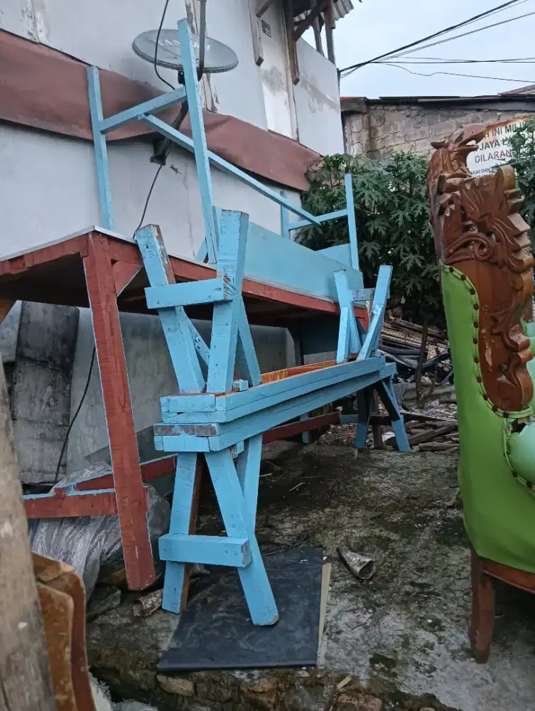 Jual meja bekas warkop