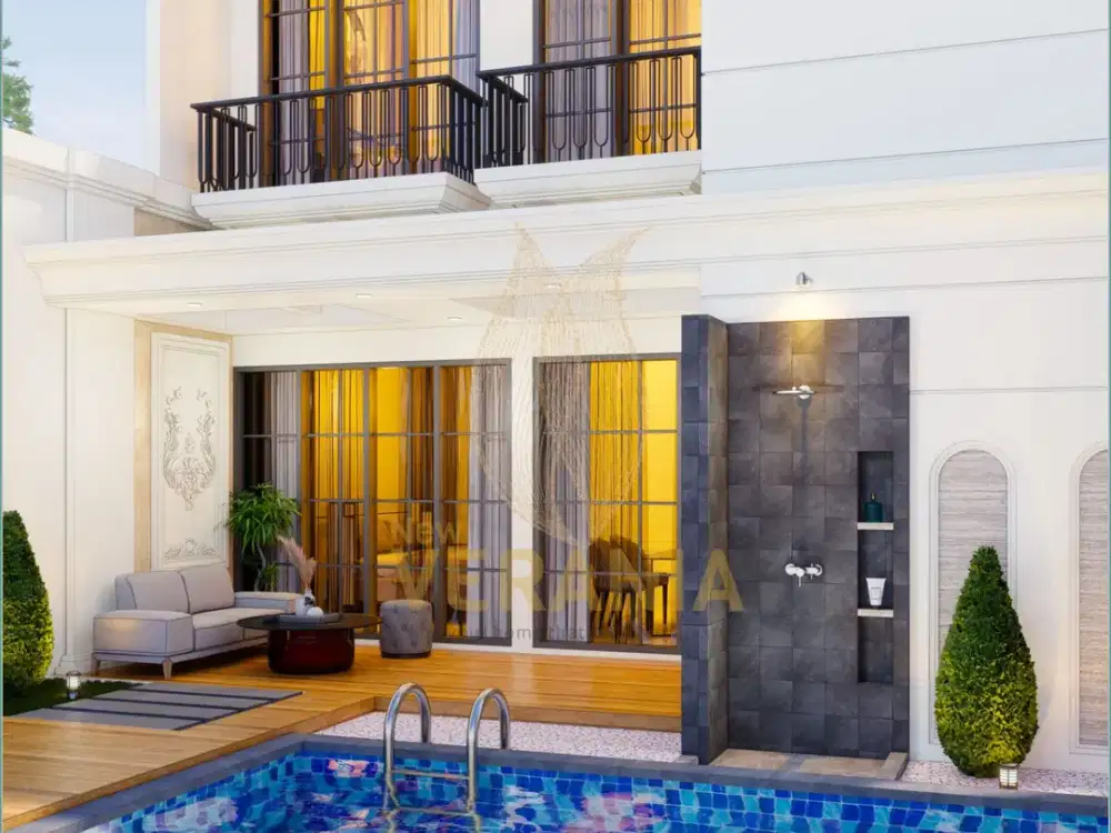 RUMAH MEWAH JOGJA INCLUDE PRIVATE POOL AMERICAN CLASSIC JL WATES