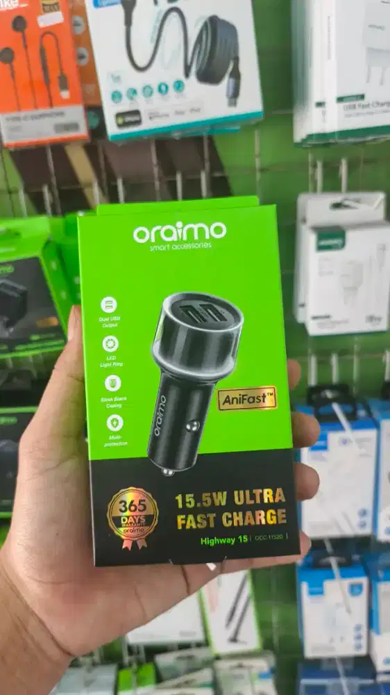 CAR CHARGER 15.5W ORAIMO OCC-1152D