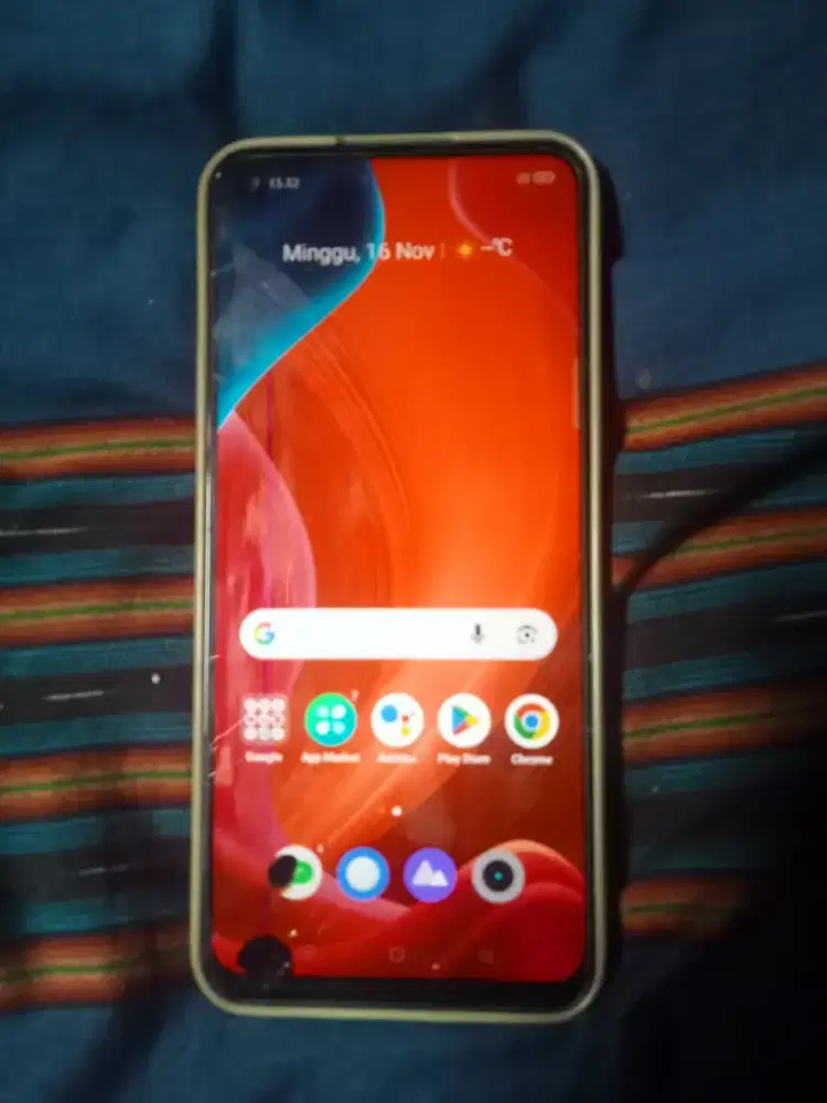 Realme c17 6/256gb ORI komplit minus ga ngaruh aman