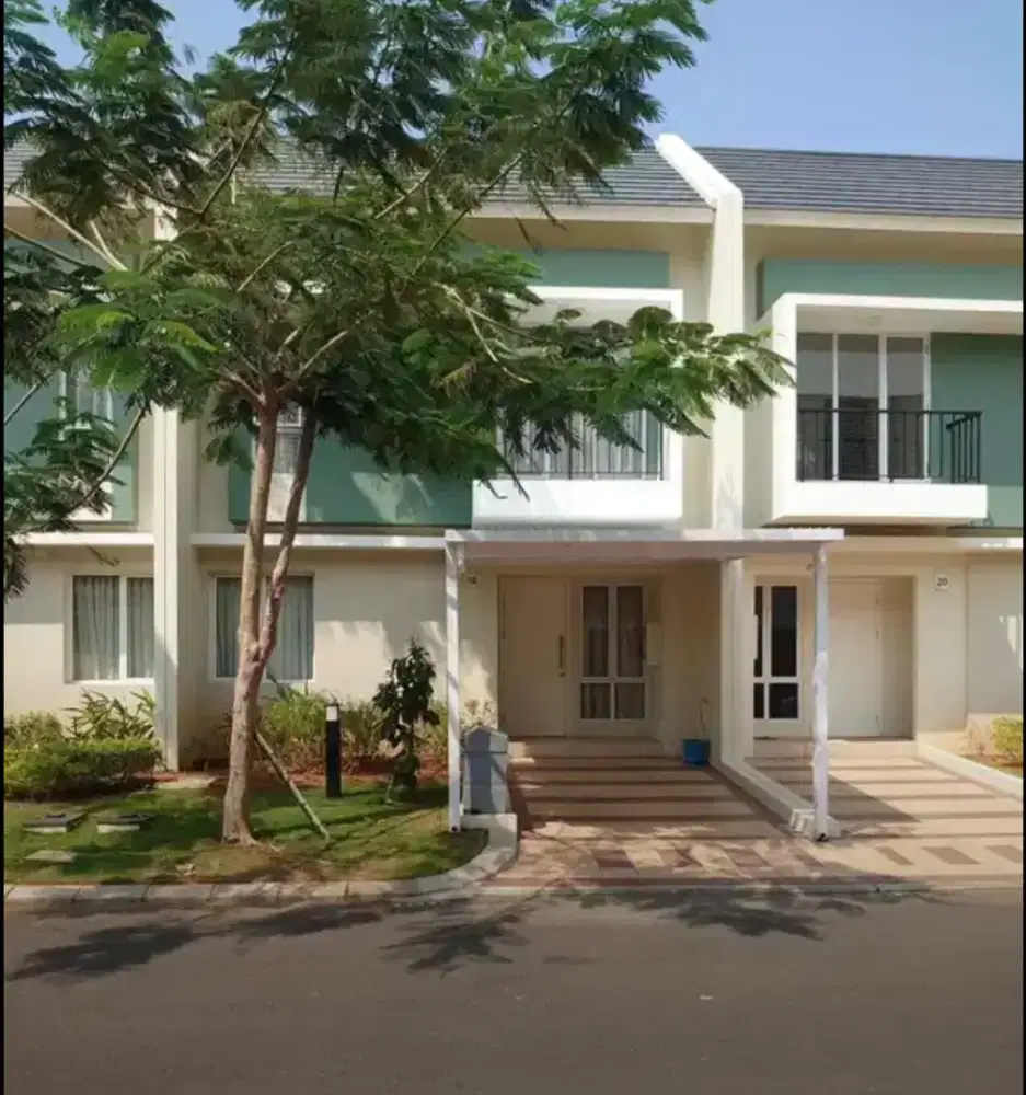 Disewakan Rumah di Summarecon lengkap kanopi dan AC (Semi Furnished)