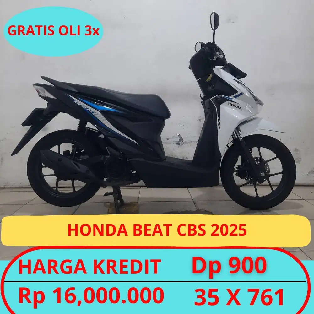 HONDA BEAT CBS 2025 DP HANYA 900 RIBU