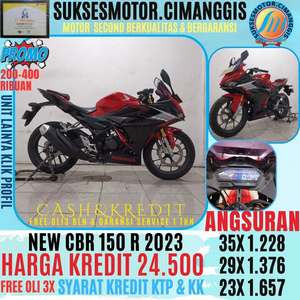 NEW CBR 150 R CASHBACK UPTO 700 RIBUAN FREE OLI 3 BLN KLIK PROMONYA