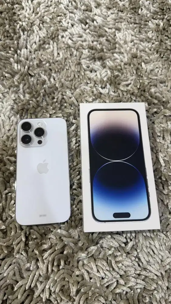 Jual Iphone 14 Pro putih 256 Gb bekas