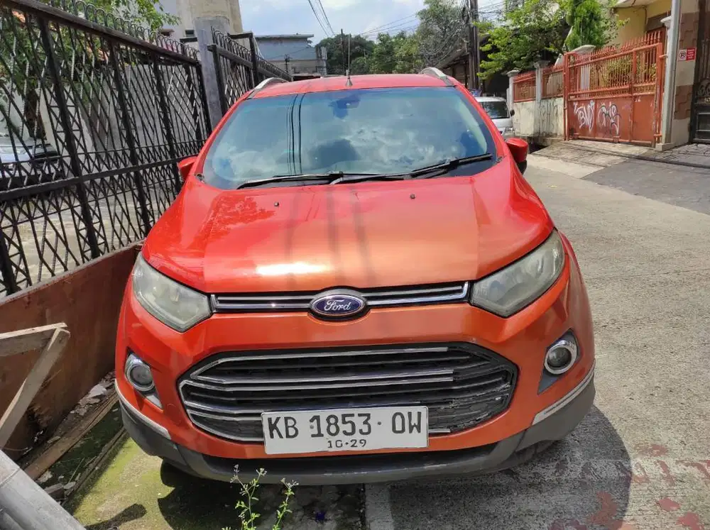 Dijual! Ford Ecosport Titanium 2014 AT Orange Metalik
