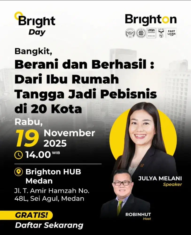 Lowongan Mitra Bisnis ( Agen Property Brighton Real Estate )